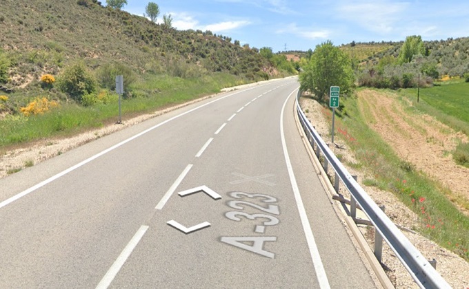 carretera accidente A-323