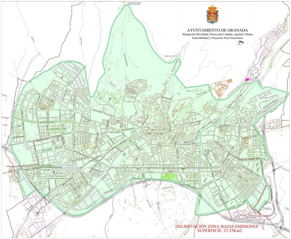 mapa zona de bajas emisiones