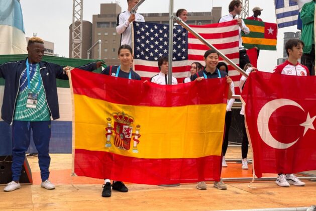 Marta Gutiérrez cuajó una buena actuación en el Mundial de Parkour | Foto: GD