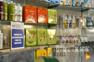 Recogida productos de higiene personal colegio farmacéuticos banco alimentos granada