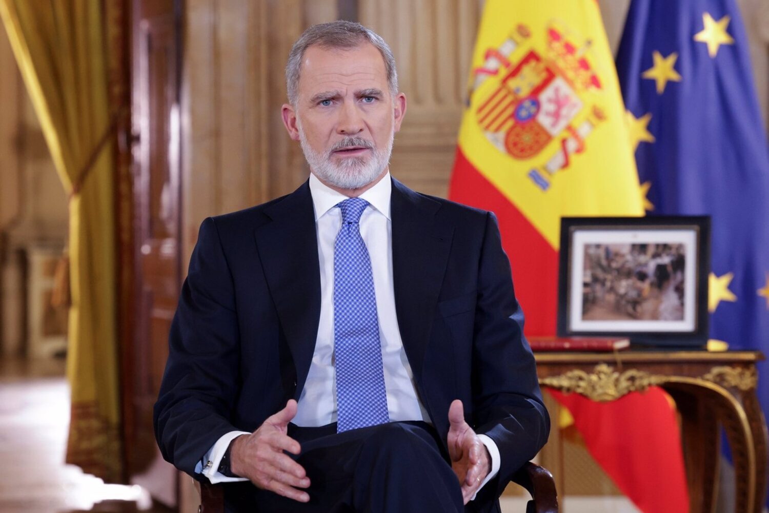 Felipe VI reclama que las ayudas lleguen cuanto antes a los afectados por la dana y llama a no olvidar lo ocurrido