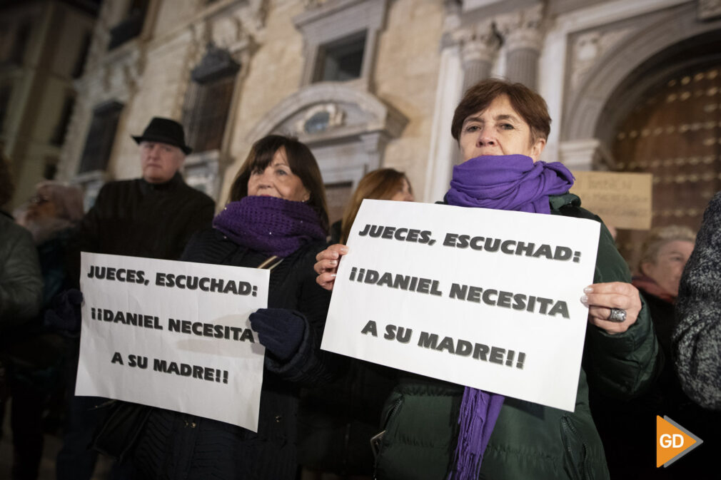 Protesta en favor de Juana Rivas en Granada