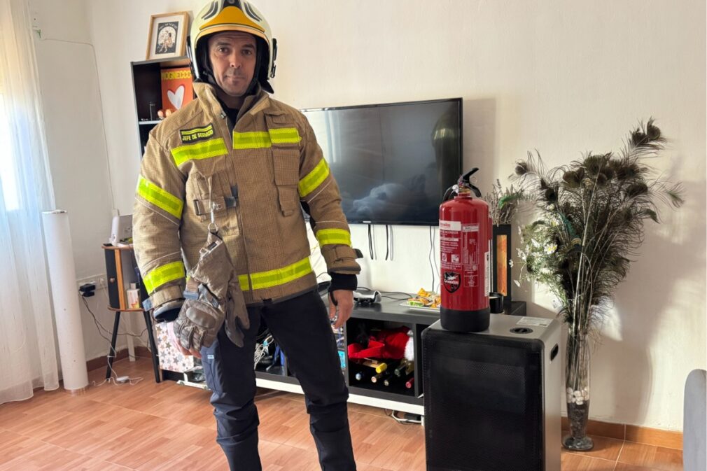 Gustavo Molina, jefe bomberos Granada