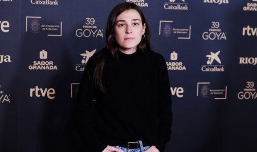 La directora Sandra Romero posa tras la presentación de los nominados a la 39 edición de los Goya en la Academia de Cine | Foto: Carlos Luján / EP