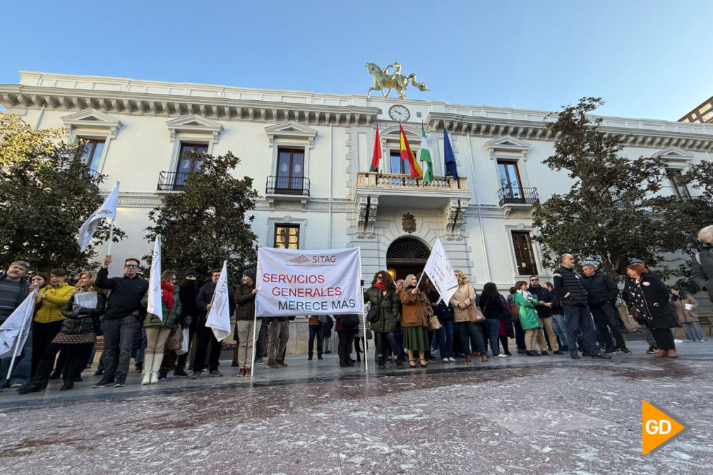 manifestacion-trabajadores-ayuntamiento-granada