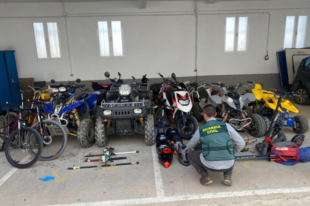 Robo motos - Guardia civil