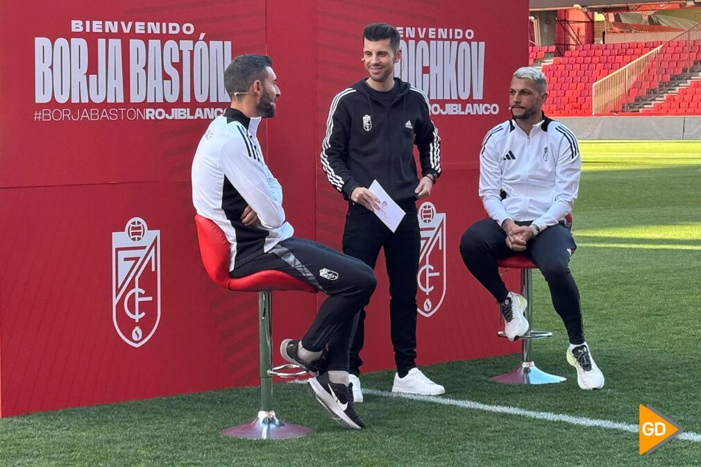 Presentación Borja Bastón y Stoichkov