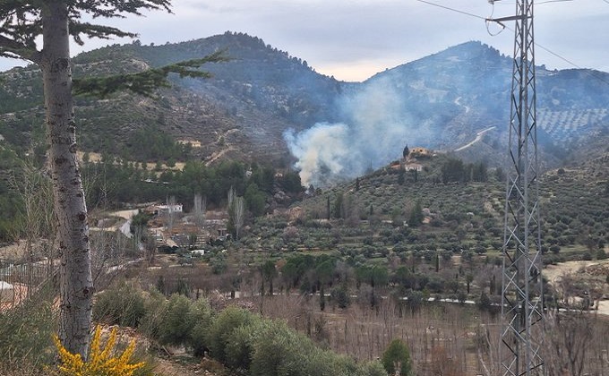 incendio forestal castril