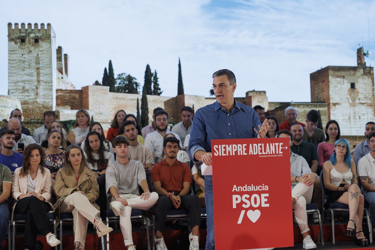 Pedro Sánchez participa en un acto público