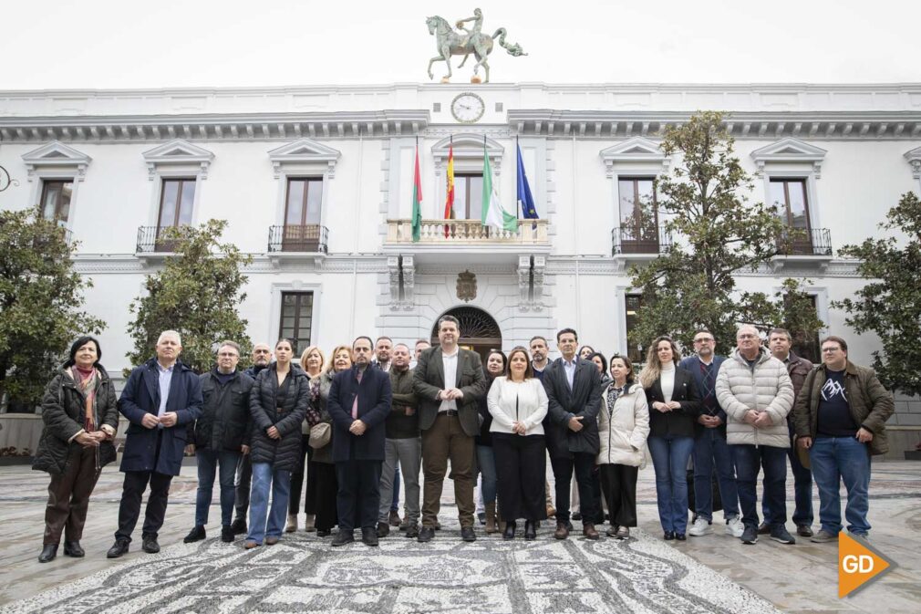 Rueda de prensa del PSOE sobre la zona de bajas emisiones en Granada