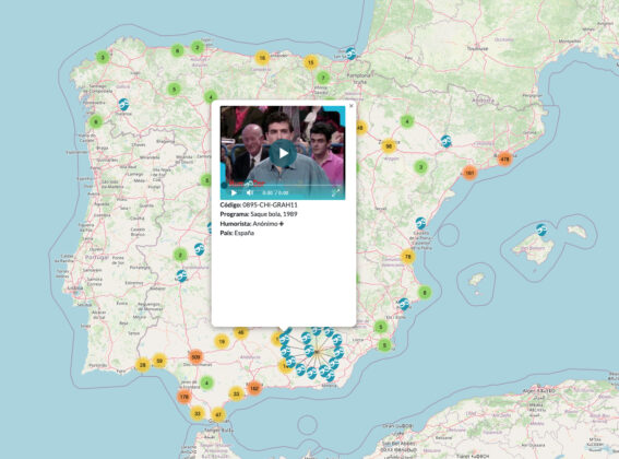 Mapa interactivo con filtro de muestras por década, sexo y país | Foto: Gabinete