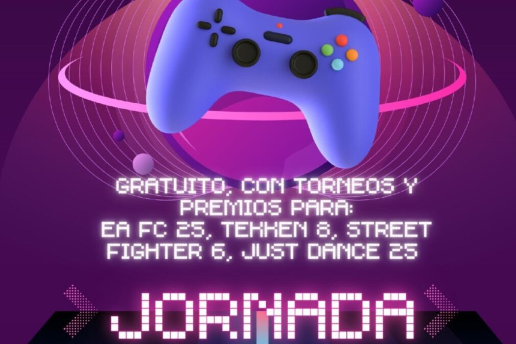 Cartel de la Jornada Gaming de la Federación Española de Jugadores de Videojuegos y Esports