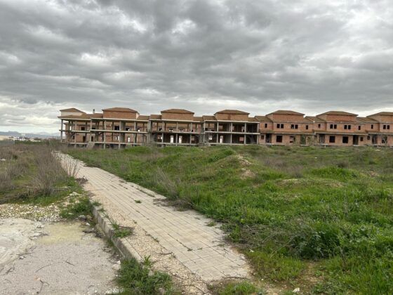 Zona de viviendas en construcción abandonadas en Láchar I Foto: Alicia Gonçalves